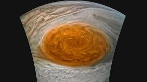 This enhanced-colour image of Jupiter's Great Red Spot was created by citizen scientist Jason Major using data from the ...