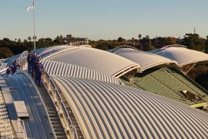 RoofClimb is South Australia's answer to the sparklingly successful Sydney Harbour Bridge climb.