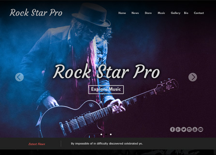 Rock Star Pro Theme Screenshot