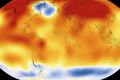 This illustration obtained from NASA on Jan. 20, 2016, shows that 2015 was the warmest year since modern record-keeping ...