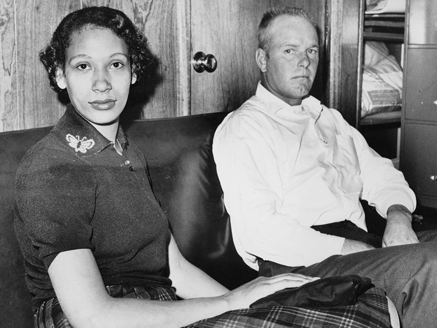 Mildred and Richard Loving, 1958.