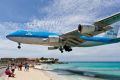 Sint Maarten is a popular destination for plane spotters, as the planes fly low over Maho Beach into the airport. 