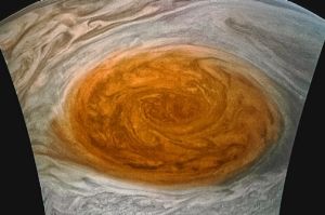 This enhanced-colour image of Jupiter's Great Red Spot was created by citizen scientist Jason Major using data from the ...