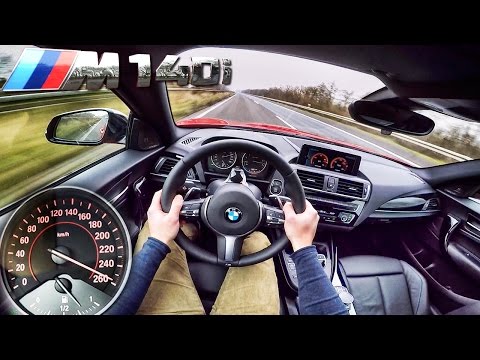 BMW M140i ACCELERATION & TOP SPEED POV Autobahn Test Drive by AutoTopNL