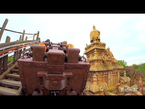 Indiana Jones Roller Coaster Ride - Disneyland Paris - Indiana Jones et le Temple du Péril