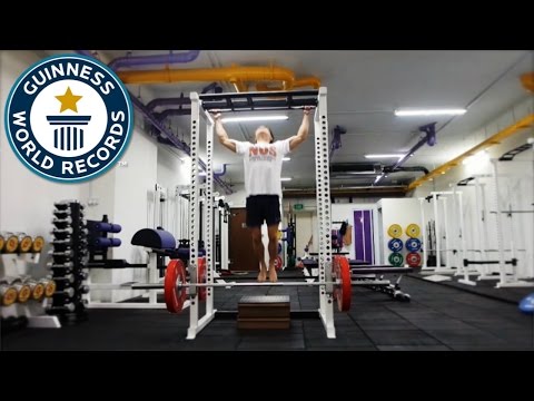 Most pull ups in one minute - Guinness World Records