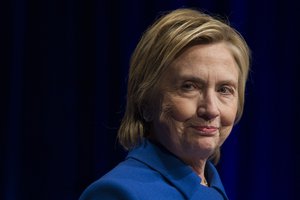 Hillary Clinton addresses the Children's Defense Fund's Beat the Odds celebration at the Newseum in Washington, Wednesday, Nov. 16, 2016.