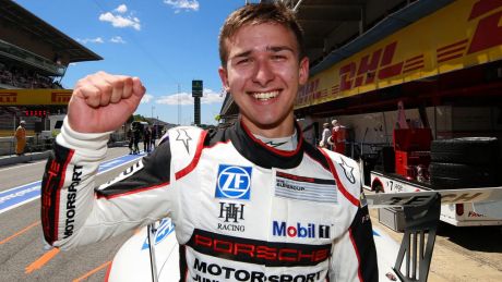 Rising star: Matt Campbell is only the second Australian to win a Porsche Supercup race. 