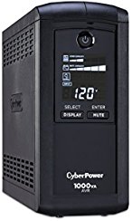 CyberPower CP1000AVRLCD Intelligent LCD Series UPS 1000VA 600W AVR Mini-Tower -New Design and More Features