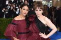 Jenni Konner and Lena Dunham in Elizabeth Kennedy at this year's Met Gala.