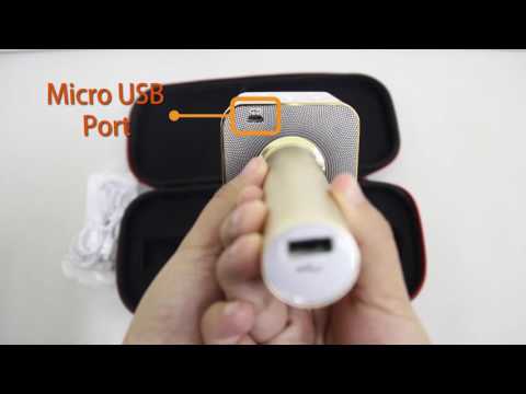 LHR - Q7 Wireless Microphone & HIFI Speaker (Unboxing and Bluetooth pairing tutorial)