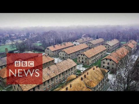 Auschwitz: Drone video of Nazi concentration camp