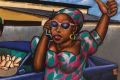 Moke's 'Mama Benz' depicts a local matriarch.