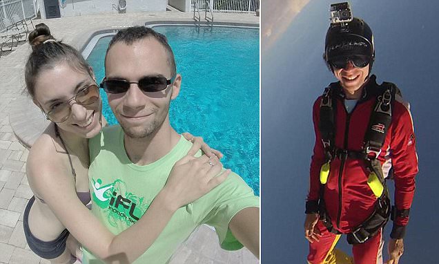 Skydiver sent video to wife before jumping to his death