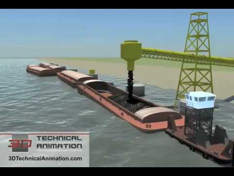 3D Technical Animation - Barge Operation