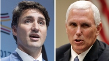 Trudeau, Pence