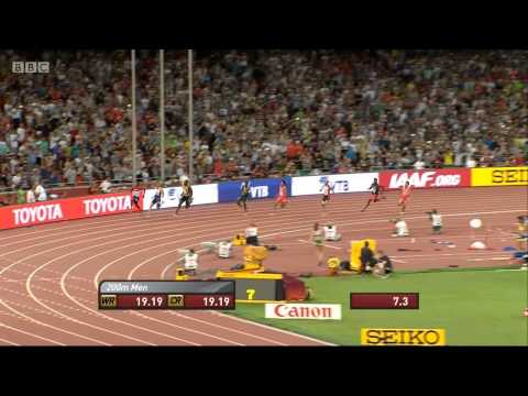 Usain Bolt 19.95 Men's 200m Semi-Final 3 IAAF World Championship Beijing 2015