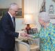 Prime Minister Malcolm Turnbull meets the Queen at Buckingham Palace.