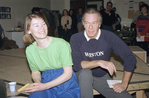 Starring as Lady MacBeth in a new production of Shakespeare’s “MacBeth,” actress Glenda Jackson appears with Christopher Plummer, who plays the title role,  during the play’s first rehearsal in New York, Jan. 4, 1988.