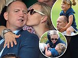 Zara Tindall was so boundlessly, puppyishly enthusiastic in her canoodling with her husband, Mike, at Wimbledon this week, pictured, that they rather resembled a pair of lovestruck newlyweds