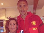 Rio Ferdinand posted a photo of himself in a Manchester United tracksuit with his arm around his mother Janice St Fort, who lost her battle with breast cancer on Thursday