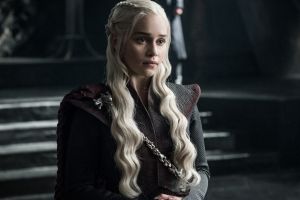 Emilia Clarke as Daenerys Targaryen in a first-look image from season seven of <i>Game of Thrones</i>.