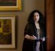 Elena Kats-Chernin at the William Robinson Gallery, Old Government House, Brisbane, on Friday.