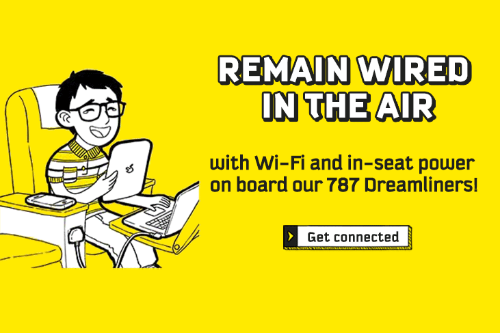 Scoot 787 Dreamliner WiFi internet connectivity