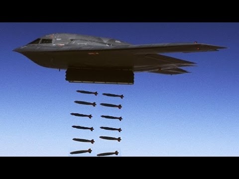 B-2 Spirit Stealth Bomber in Action: B-2 Stealth Bomber Doing Carpet Bombing, B-2 Bomb Drop & More