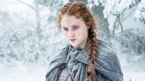 Sophie Turner as Sansa Stark in Game of Thrones.