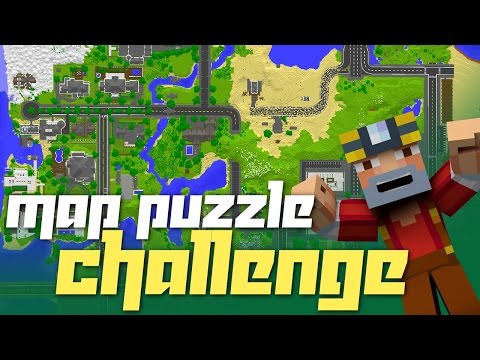 Minecraft: PC Map Puzzle Challenge! (Castle, Los Dangeles, & Danville!)