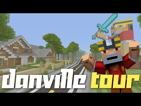 Minecraft Xbox One: Danville Throwback Tour! (Danville - Revisited!)