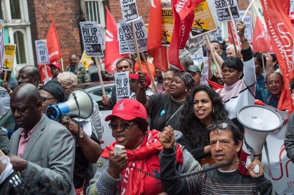 protest, march, demonstration, Barts, NHS, health, Unite