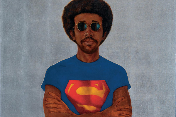 Barkley L. Hendricks, 1969, Icon for My Man Superman (Superman Never Saved any Black People—Bobby Seale)