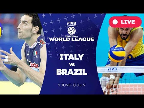 Italy v Brazil - Group 1: 2017 FIVB Volleyball World League