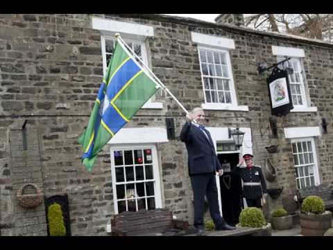 North Riding flag  "Yorkshire" music- Brett Bottomley