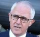 Prime Minister Malcolm Turnbull and Chief of Defence Mark Binskin at Holsworthy Barracks in Sydney.