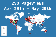 Locations of visitors to this page