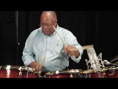 Billy Cobham Drum Solo in the Evans Studio