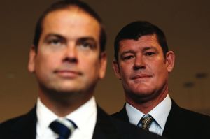 Lachlan Murdoch and James Packer have both registered as unsecured creditors of Network Ten over debts of $11 million each. 