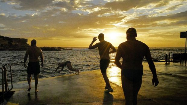 The beach was the place to be for most of January in Sydney.