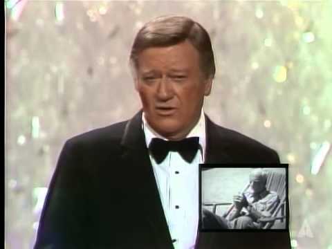 John Wayne and Howard Hawks: 1975 Oscars