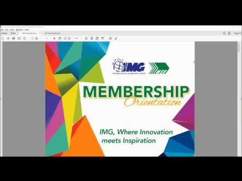 IMG Membership Orientation