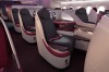 Qatar Airways business class on the Airbus A350.