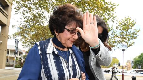 Eddie Obeid's wife Judith leaves the Supreme Court.