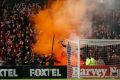 Flare cop: The Wanderers have attracted 'countless fines' over the behaviour of their fans, including letting off fireworks.