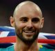 Scott Reardon celebrates after winning the men's 100m T42 final at the World ParaAthletics Championships in London on Monday.