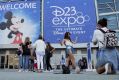 Attendees wait to enter the D23 Expo in Anaheim, California, last week.