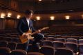 Rock star scientist: Professor of quantum physics David Reilly checks the sound in the City Recital Hall.