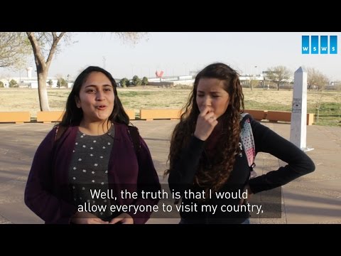 High School Students in El Paso, Texas speak about life on the US-Mexico border